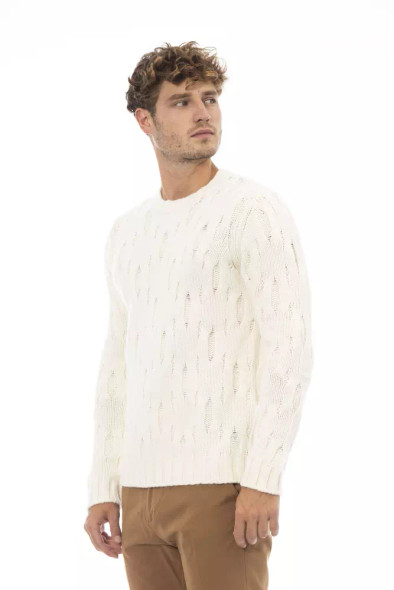 Beige Wool Men Sweater AL-23439 Beige Wool Men Sweater AL-23439