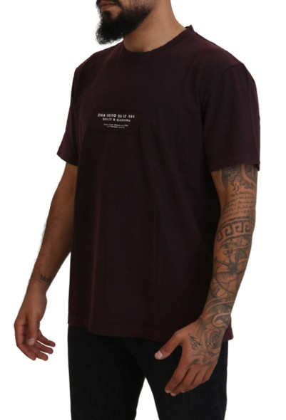 Dolce & Gabbana Bordeaux Crewneck Short Sleeve T-shirt Dolce & Gabbana Bordeaux Crewneck Short Sleeve T-shirt