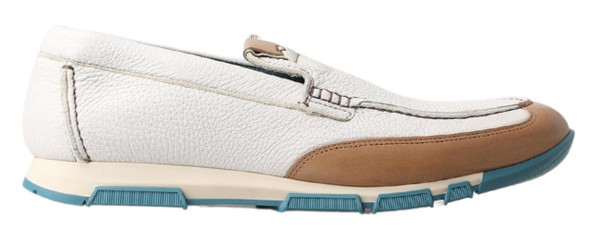 Dolce & Gabbana White Leather Loafers Moccasins Shoes Dolce & Gabbana White Leather Loafers Moccasins Shoes