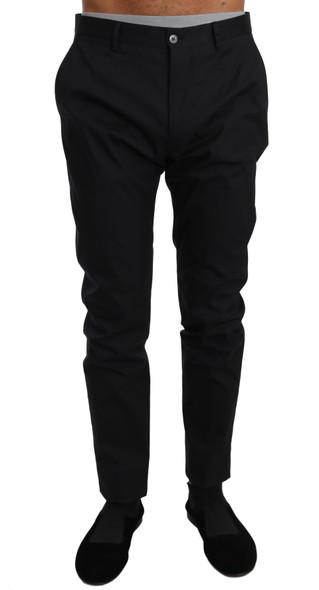 Black Cotton Stretch Formal Trousers Pants Black Cotton Stretch Formal Trousers Pants