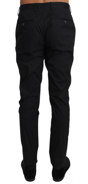 Black Cotton Stretch Formal Trousers Pants Black Cotton Stretch Formal Trousers Pants