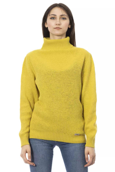 Yellow Wool Women Sweater BA-23651 Yellow Wool Women Sweater BA-23651