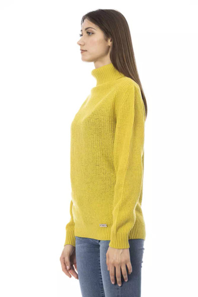 Yellow Wool Women Sweater BA-23651 Yellow Wool Women Sweater BA-23651