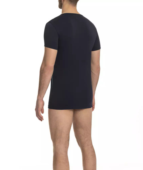 Blue Cotton Men T-Shirt CA-23754 Blue Cotton Men T-Shirt CA-23754