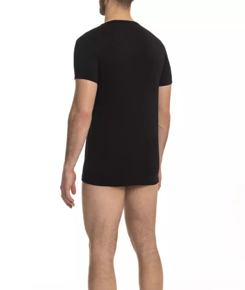 Black Cotton Men T-Shirt CA-23753 Black Cotton Men T-Shirt CA-23753
