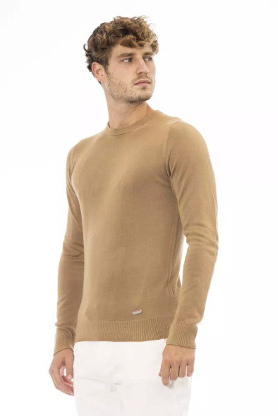 Beige Modal Men Sweater Beige Modal Men Sweater