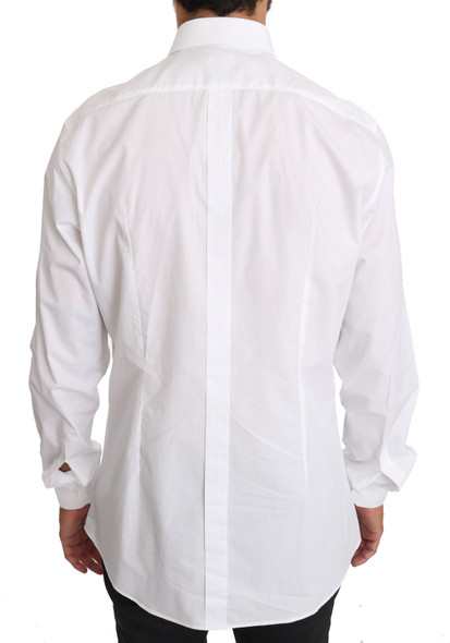 White Cotton GOLD Dress Shirt White Cotton GOLD Dress Shirt