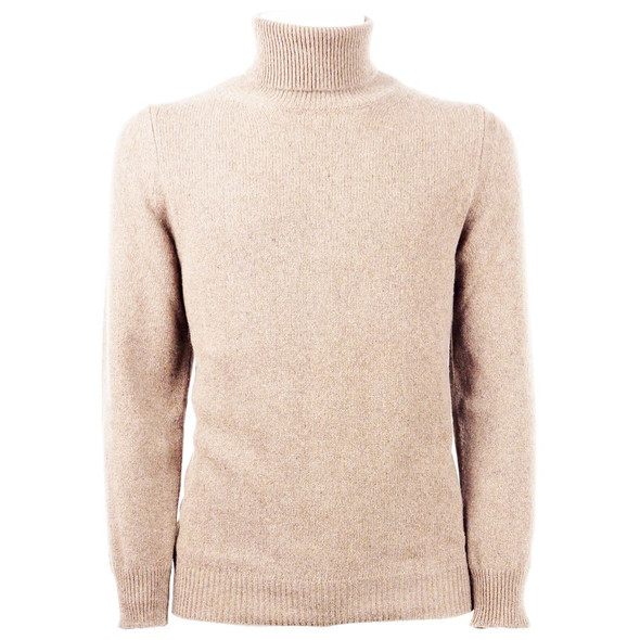 Beige Cashmere Men Sweater Beige Cashmere Men Sweater
