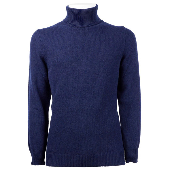 Blue Cashmere Men Sweater EM-11299 Blue Cashmere Men Sweater EM-11299