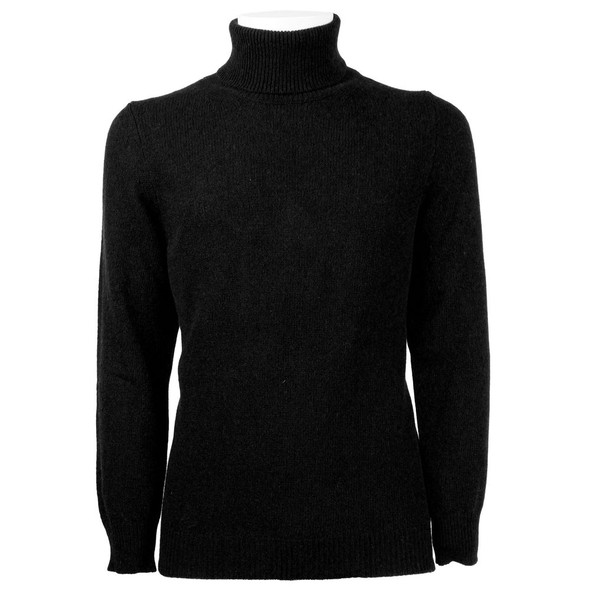 Black Cashmere Men Sweater EM-11298 Black Cashmere Men Sweater EM-11298