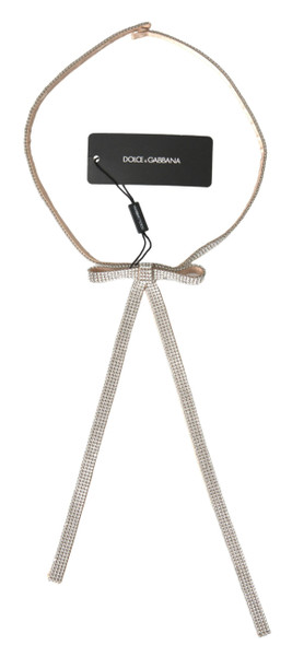 Beige Silk Clear Crystal Bow Waist Belt Beige Silk Clear Crystal Bow Waist Belt