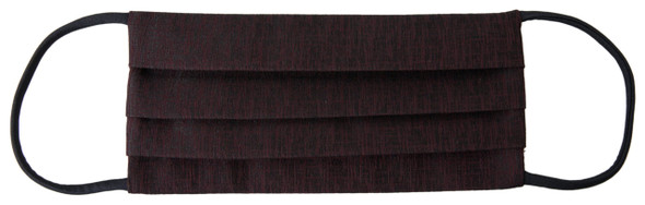 Maroon Pleated Elastic Ear Strap Face Mask Maroon Pleated Elastic Ear Strap Face Mask