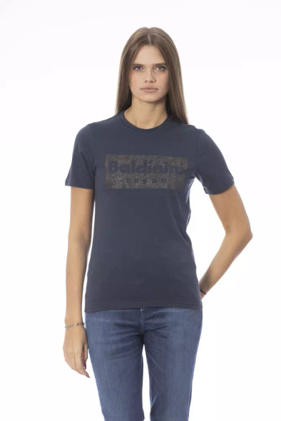 Blue Cotton Women T-Shirt BA-23911 Blue Cotton Women T-Shirt BA-23911