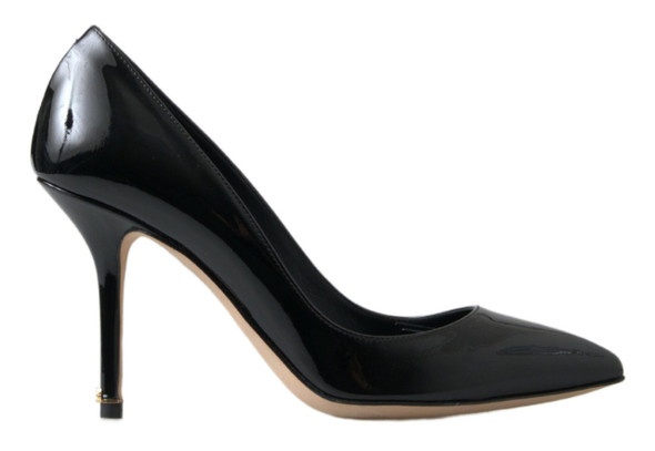 Dolce & Gabbana Black Patent Leather High Heels Pumps Shoes Dolce & Gabbana Black Patent Leather High Heels Pumps Shoes