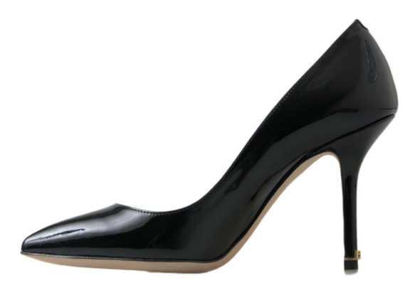 Dolce & Gabbana Black Patent Leather High Heels Pumps Shoes Dolce & Gabbana Black Patent Leather High Heels Pumps Shoes