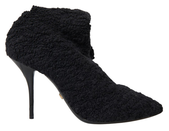 Black Stiletto Heels Mid Calf Boots Black Stiletto Heels Mid Calf Boots
