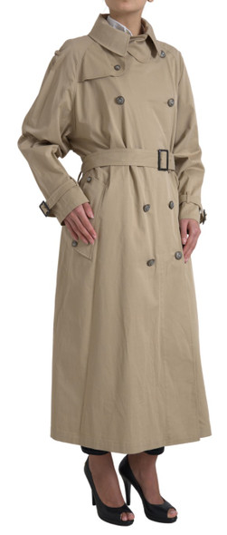 Khaki Double Breasted Trench Coat Jacket Khaki Double Breasted Trench Coat Jacket