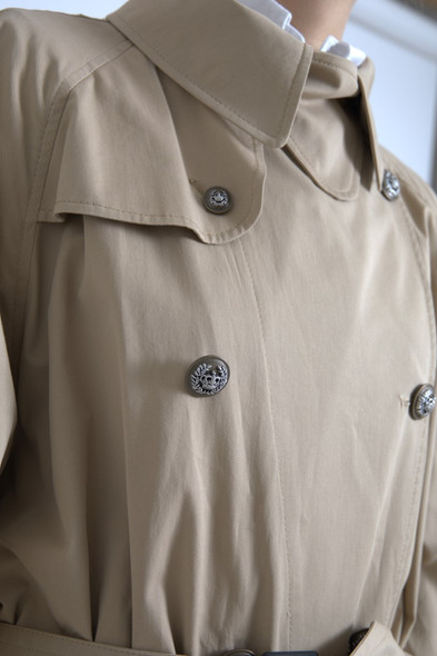 Khaki Double Breasted Trench Coat Jacket Khaki Double Breasted Trench Coat Jacket