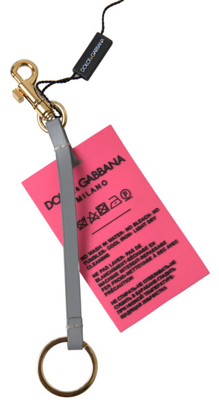 Pink Silicone DG Logo Gold Brass Keyring Women Keychain Pink Silicone DG Logo Gold Brass Keyring Women Keychain