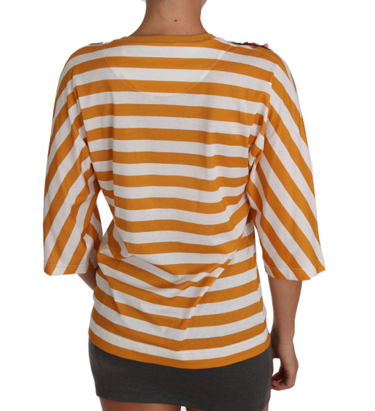 White Orange FIRENZE Top T-shirt White Orange FIRENZE Top T-shirt