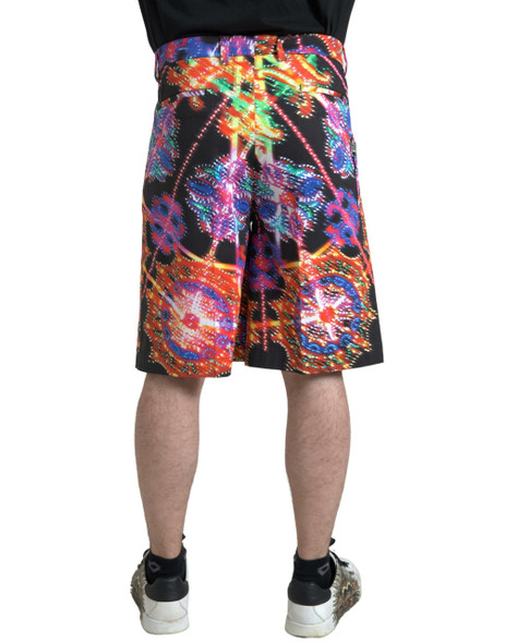 Dolce & Gabbana Multicolor Printed Cotton Men Bermuda Shorts Dolce & Gabbana Multicolor Printed Cotton Men Bermuda Shorts