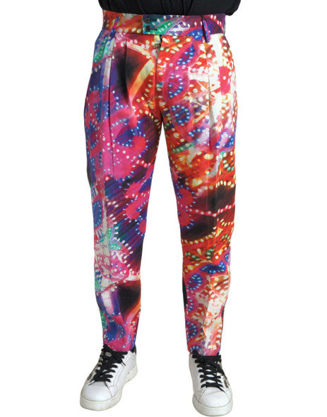 Multicolor Printed Linen Men Trouser Pants Multicolor Printed Linen Men Trouser Pants