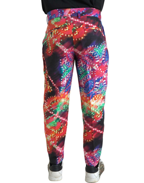 Multicolor Printed Linen Men Trouser Pants Multicolor Printed Linen Men Trouser Pants