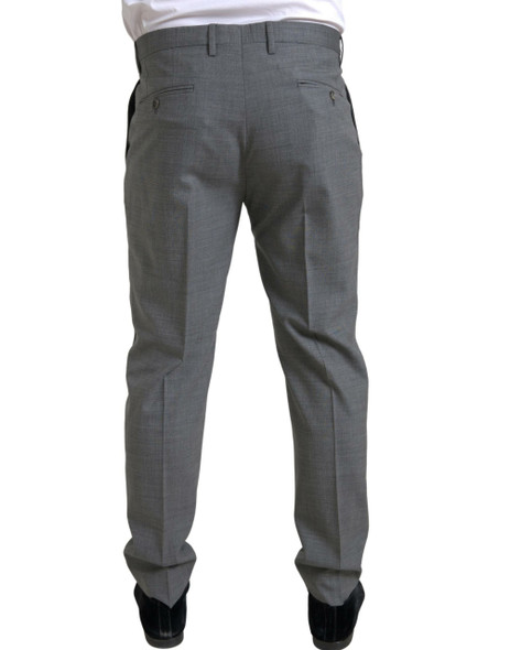 Gray Wool Chino Skinny Men Dress Trouser Pants Gray Wool Chino Skinny Men Dress Trouser Pants