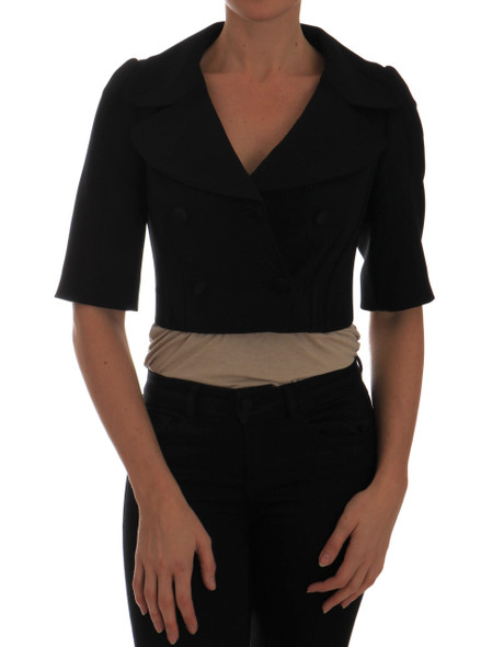 Black Short Croped Jacket Blazer Black Short Croped Jacket Blazer