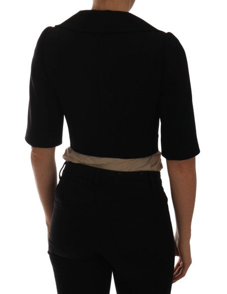 Black Short Croped Jacket Blazer Black Short Croped Jacket Blazer