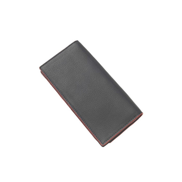 Blue Calfskin Men Wallet Blue Calfskin Men Wallet