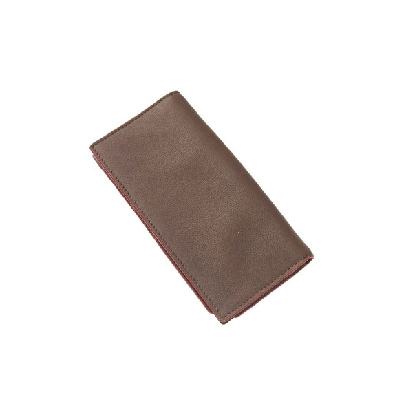 Brown Calfskin Men Wallet Brown Calfskin Men Wallet