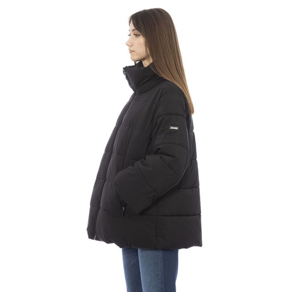 Black Polyamide Women Jacket BA-23664 Black Polyamide Women Jacket BA-23664