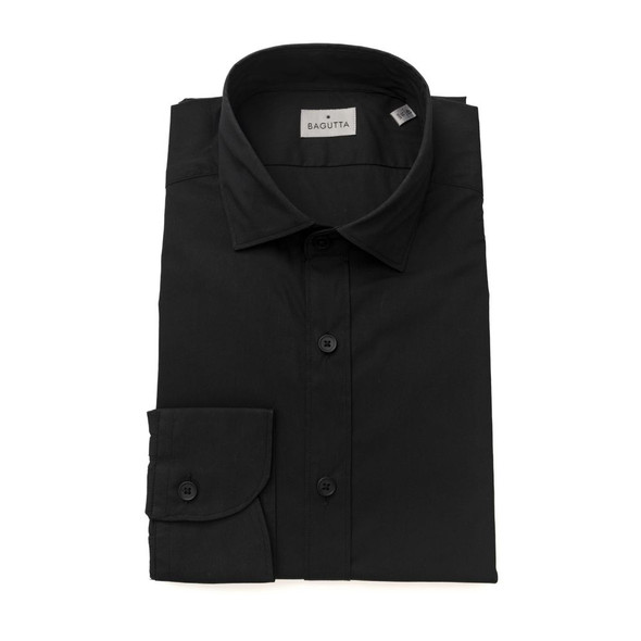 Black Cotton Men Shirt BA-23932 Black Cotton Men Shirt BA-23932