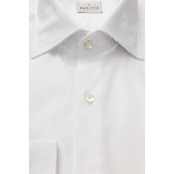 White Cotton Men's Shirt BA-23956 White Cotton Men's Shirt BA-23956