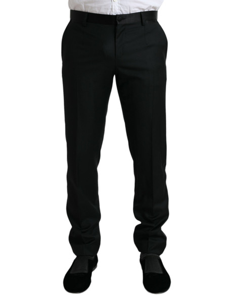 Black Wool Slim Fit Formal Trouser Dress Pants Black Wool Slim Fit Formal Trouser Dress Pants