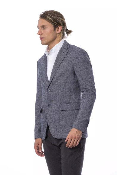 Elegant Blue Single Breasted Blazer Elegant Blue Single Breasted Blazer