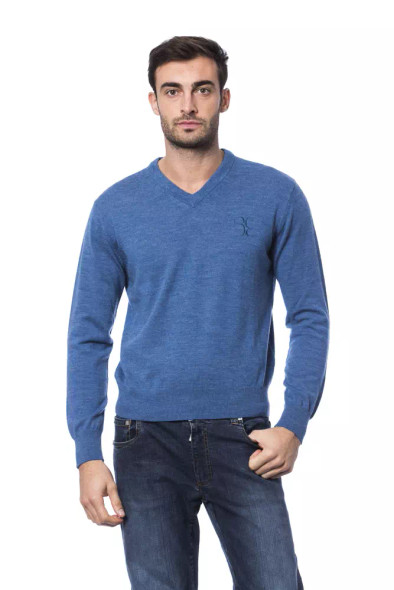 Embroidered Merino Wool Crew Neck Sweater Embroidered Merino Wool Crew Neck Sweater