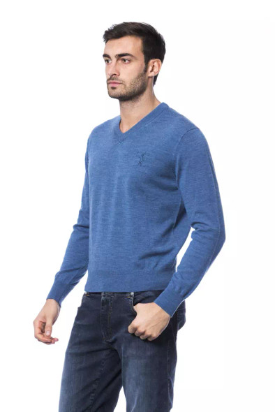 Embroidered Merino Wool Crew Neck Sweater Embroidered Merino Wool Crew Neck Sweater