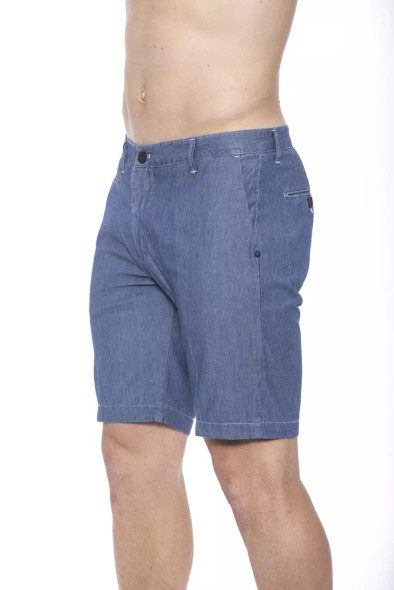 Chic Nautical Blue Bermuda Shorts Chic Nautical Blue Bermuda Shorts