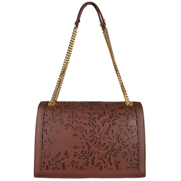 Baldinini Trend Brown Calfskin Women Crossbody Bag BA-12274 Baldinini Trend Brown Calfskin Women Crossbody Bag BA-12274