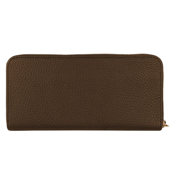 Exquisite Leather Zip Wallet in Brown Exquisite Leather Zip Wallet in Brown