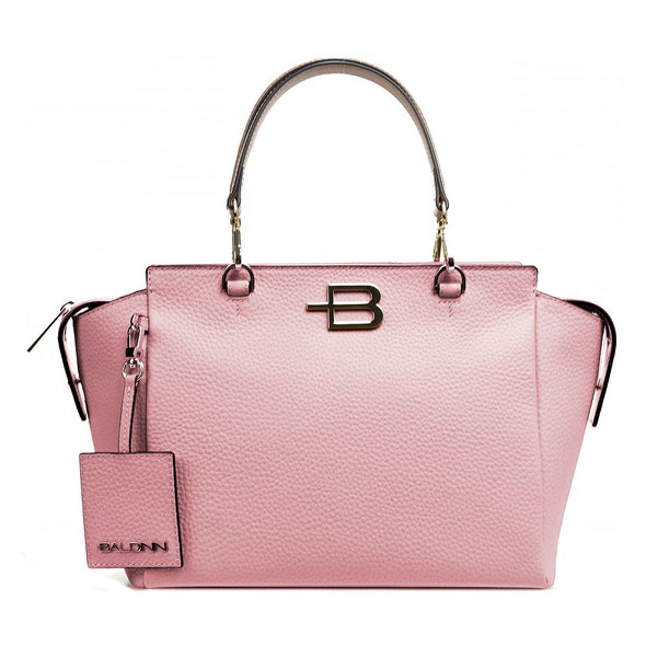 Baldinini Trend Pink Calfskin Women Handbag Baldinini Trend Pink Calfskin Women Handbag