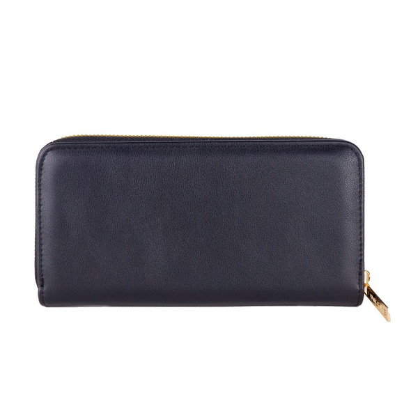 Chic Black Leather Zip Wallet Chic Black Leather Zip Wallet