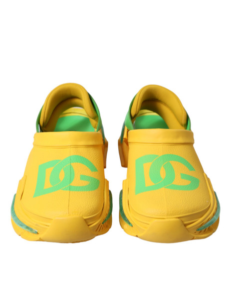 Yellow Green Rubber Clogs Men Slippers Men Shoes Yellow Green Rubber Clogs Men Slippers Men Shoes