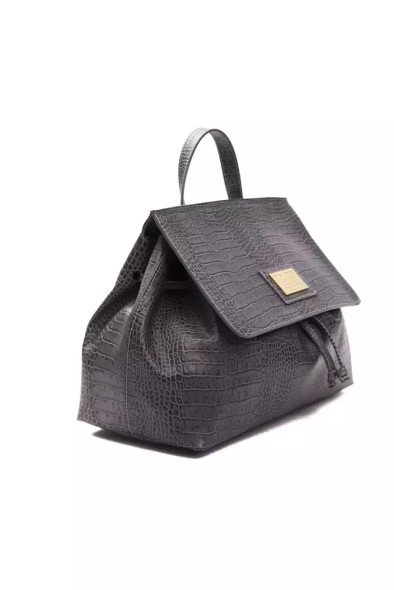 Gray Leather Women Shoulder Bag Gray Leather Women Shoulder Bag