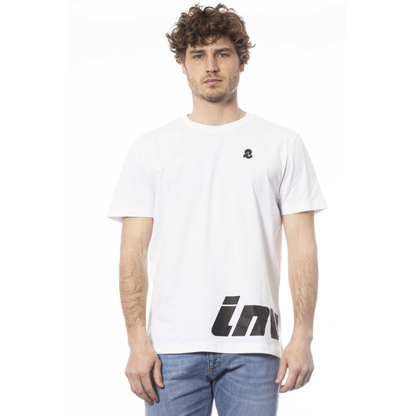 Invicta White Cotton Men T-Shirt Invicta White Cotton Men T-Shirt