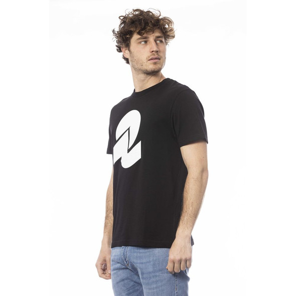 Black Cotton Men T-Shirt IN-24028 Black Cotton Men T-Shirt IN-24028