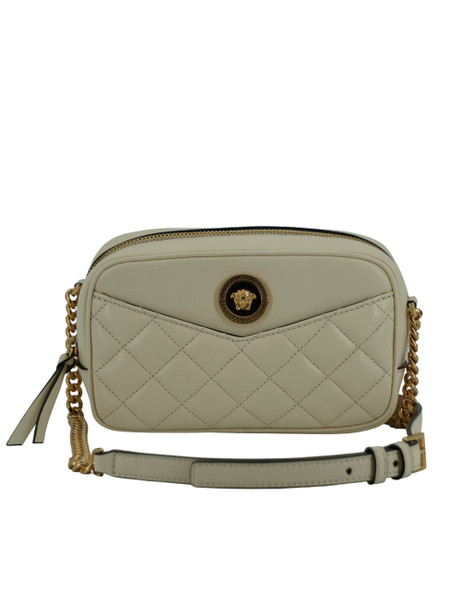Versace Elegant White Lamb Leather Camera Bag Versace Elegant White Lamb Leather Camera Bag