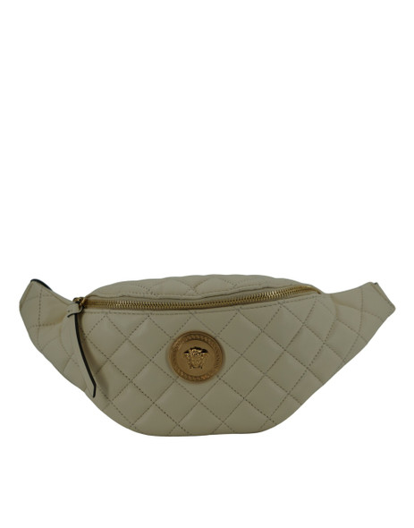Versace Elegant White Lamb Leather Belt Bag Versace Elegant White Lamb Leather Belt Bag